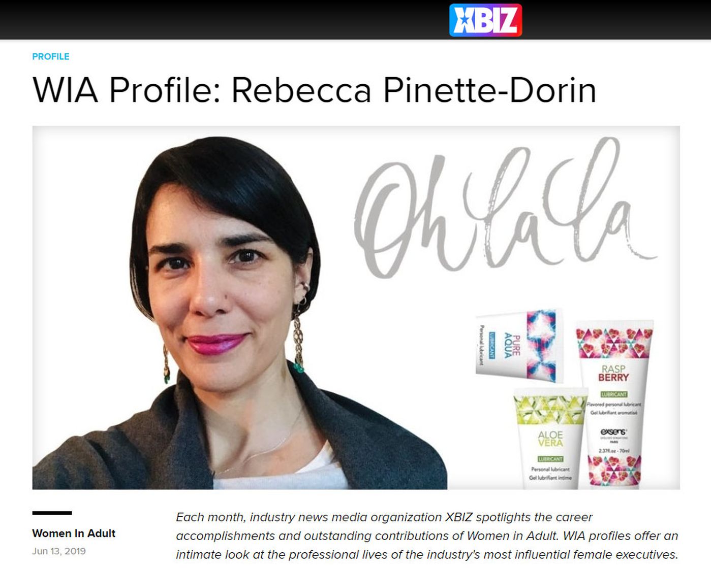 XBIZ Profile